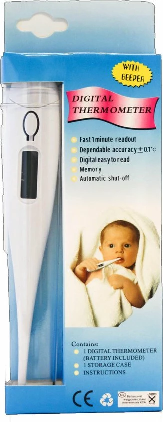 Medima Pharma Thermometer Digitaal | Koortsmeter | Temperatuurmeter | Lichaam | Baby 3 Medima Pharma Thermometer Digitaal | Koortsmeter | Temperatuurmeter | Lichaam | Baby