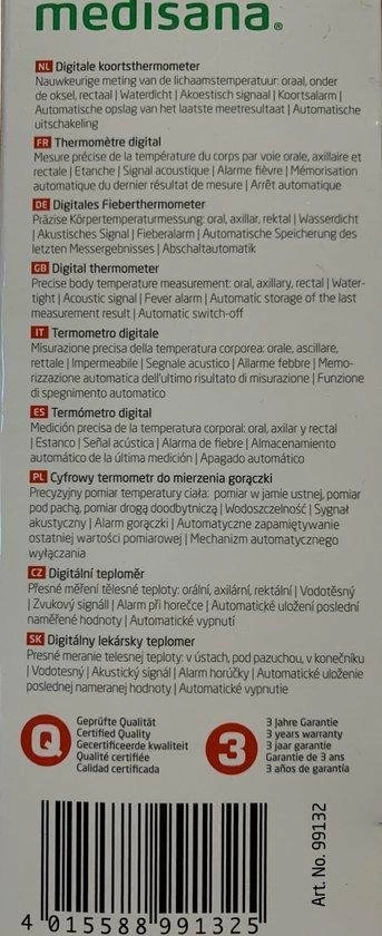 Medisana - Thermometer - Wit 6 Medisana - Thermometer - Wit - Afbeelding 4