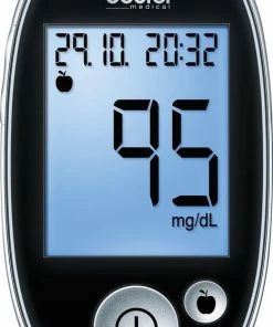 Beurer GL44 Glucosemeter BE (mg/dL) - Zwart
