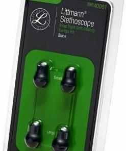 Littmann Snap Tight Soft-Sealing Eartips Voor Littmann Stethoscopen - Zwart