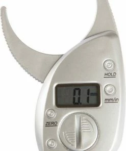 Merkloos Huidplooimeter - Bodega Digitale Vetpercentagemeter - Vet Meter - Lichaamsvet Meter - Omtrekmeter - Grijs