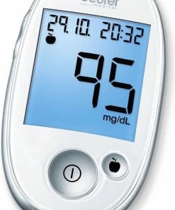 Beurer GL44 Mmol/lGlucose Meter USB Voor NL Markt - Wit