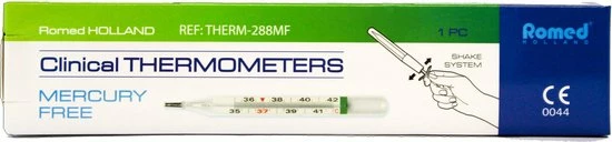 Romed kwikvrije thermometer Degros Romed Kwikvrije Thermometer -Medisana Sales