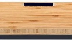 IsoTrade Digitale Houten Weegschaal Van Echt Bamboe, Draagvermogen 180 Kg, Digitale Weegschaal Op Batterijen 28 X 28 X 3 Cm -Medisana Sales 550x138