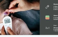 Microlife IR 210 - Infrarood Oorthermometer - Multifunctioneel 3-in-1 -Medisana Sales 550x159