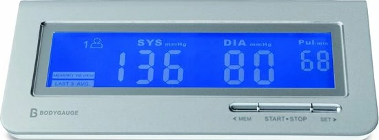 BodyGauge Bluetooth Smart - Bloeddrukmeter 3 BodyGauge Bluetooth Smart - Bloeddrukmeter