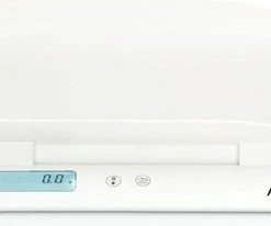 Alecto BC-55 - Babyweegschaal Met Digitale Centimeter, Wit