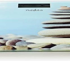 Nedis Personenweegschaal | Digitaal | Stenen | Gehard Glas | Maximaal Weegvermogen: 150 Kg -Medisana Sales 550x215