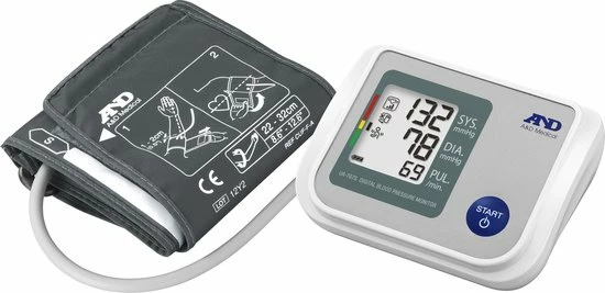 A&D Medical A&D UA-767S Bloeddrukmeter - Bovenarm - 22-32cm - 60 Geheugenplaatsen - Aanbevolen Nederlandse Hartstichting 3 A&D Medical A&D UA-767S Bloeddrukmeter - Bovenarm - 22-32cm - 60 Geheugenplaatsen - Aanbevolen Nederlandse Hartstichting