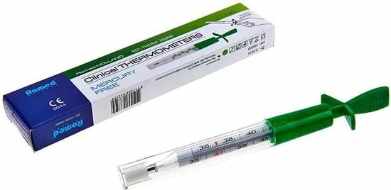 Romed kwikvrije thermometer Degros Romed Kwikvrije Thermometer -Medisana Sales 550x268 1