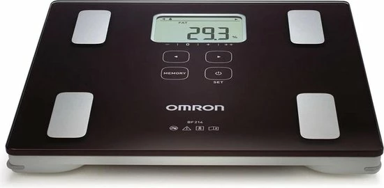 OMRON BF214 Personenweegschaal - Slimme Weegschaal met Lichaamsanalyse - Smart Scale - Klinisch Gevalideerd - Max. 150kg - Zwart OMRON BF214 Personenweegschaal - Slimme Weegschaal Met Lichaamsanalyse - Smart Scale - Klinisch Gevalideerd - Max. 150kg - Zwart -Medisana Sales
