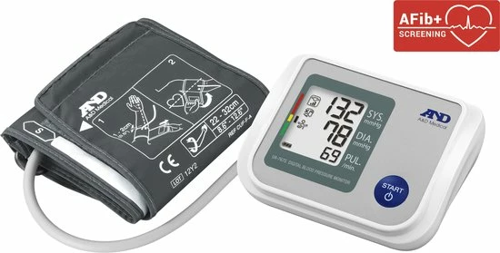 A&D Medical A&D UA-767S Bloeddrukmeter - Bovenarm - 22-32cm - 60 Geheugenplaatsen - Aanbevolen Nederlandse Hartstichting 7 A&D Medical A&D UA-767S Bloeddrukmeter - Bovenarm - 22-32cm - 60 Geheugenplaatsen - Aanbevolen Nederlandse Hartstichting - Afbeelding 5