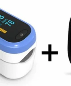 Test-it Test It? - Draagbare Vinger Pulsoxymeter ? Saturatiemeter-Hartslagmeter ? Pulsoxymeter ? Zuurstofmeter ? Multifunctioneel ? Handformaat ? Met Opberghoes