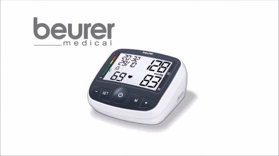 Beurer BM40 - Bloeddrukmeter Bovenarm - XL Display - Hartritmestoornis Herkenning 4 Beurer BM40 - Bloeddrukmeter Bovenarm - XL Display - Hartritmestoornis Herkenning - Afbeelding 2