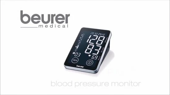 Beurer BM58 - Bloeddrukmeter Bovenarm - USB Data-overdracht - XL Touch Display 4 Beurer BM58 - Bloeddrukmeter Bovenarm - USB Data-overdracht - XL Touch Display - Afbeelding 2