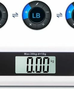 A&K Baby Weegschaal - Digitaal - Multifunctioneel - Babyweegschaal - Inclusief Batterijen ? Personenweegschaal - Dierenweegschaal - Blauw -Medisana Sales 550x335 1