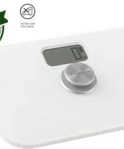 Beepower - Mini Personenweegschaal - Self Powered - Compact - Wit