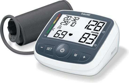 Beurer BM40 - Bloeddrukmeter Bovenarm - XL Display - Hartritmestoornis Herkenning 5 Beurer BM40 - Bloeddrukmeter Bovenarm - XL Display - Hartritmestoornis Herkenning - Afbeelding 3