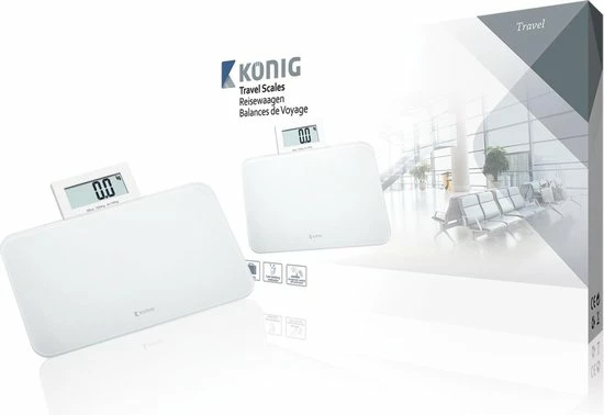 Konig K?nig KN-TS10 Elektronische Weegschaal Vierkant Wit Weegschaal 3 Konig K?nig KN-TS10 Elektronische Weegschaal Vierkant Wit Weegschaal