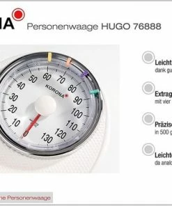 Korona Hugo Analoge Weegschaal - Wit -Medisana Sales 550x378 8