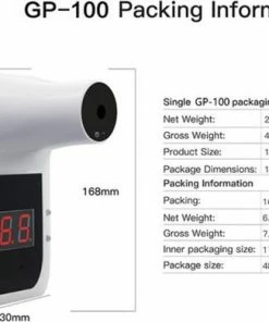 Merkloos Infrarood Thermometer | Muur | Lichaam Temperatuur | Scanner | Voorhoofd -Medisana Sales 550x389 1