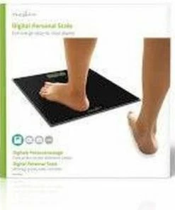 Nedis Personenweegschaal | Digitaal | Zwart | Gehard Glas | Maximaal Weegvermogen: 150 Kg -Medisana Sales 550x400 4