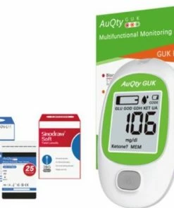 Test-it?? Elektrische Bloedsuiker Meter- Diabetes Test Kit-Bloed Teststrips ? Glucosemeter ? Multi-inzetbaar ? Bloedsuikermeter ? 50 Teststrips