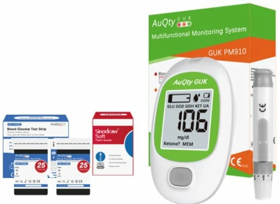 Test-it?? Elektrische Bloedsuiker Meter- Diabetes Test Kit-Bloed Teststrips ? Glucosemeter ? Multi-inzetbaar ? Bloedsuikermeter ? 50 Teststrips 3 Test-it?? Elektrische Bloedsuiker Meter- Diabetes Test Kit-Bloed Teststrips ? Glucosemeter ? Multi-inzetbaar ? Bloedsuikermeter ? 50 Teststrips