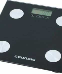 Grundig Weegschaal - Met Lichaamsanalyse - Geheugen Voor 12 Personen - Max 180 Kg - Glas - Zwart