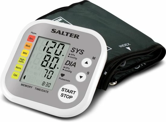 Salter BPA-9201 Bloeddrukmeter Automatisch 2 Gebruiker(s) 3 Salter BPA-9201 Bloeddrukmeter Automatisch 2 Gebruiker(s)