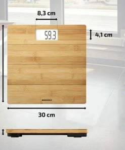 Soehnle Personenweegschaal Digitaal Bamboo Natural - Tot 180 Kg - Incl. Batterijen -Medisana Sales 550x412 15