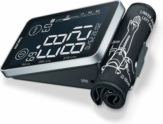 Beurer BM58 - Bloeddrukmeter Bovenarm - USB Data-overdracht - XL Touch Display 26 Beurer BM58 - Bloeddrukmeter Bovenarm - USB Data-overdracht - XL Touch Display - Afbeelding 24