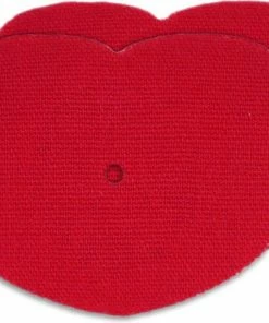 Merkloos Set Van 2 Fixeer Tapes / Pleisters / Stickers - Hart - Rood - Geschikt Voor Freestyle Libre 2 Sensor