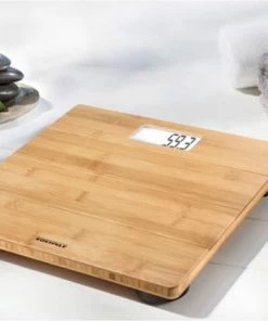 Soehnle Personenweegschaal Digitaal Bamboo Natural - Tot 180 Kg - Incl. Batterijen -Medisana Sales 550x422 3