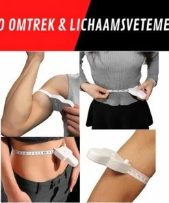 Supertarget PRO Omtrekmeter - DUO Set - Lichaamsvetmeter - Huidplooimeter Met Instructieboekje -Medisana Sales 550x423 2