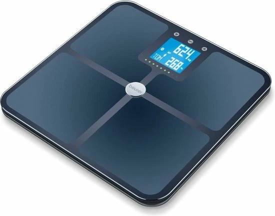Beurer BF950 - Personenweegschaal Lichaamsanalyse - Bluetooth - 180kg - Zwart 4 Beurer BF950 - Personenweegschaal Lichaamsanalyse - Bluetooth - 180kg - Zwart - Afbeelding 2