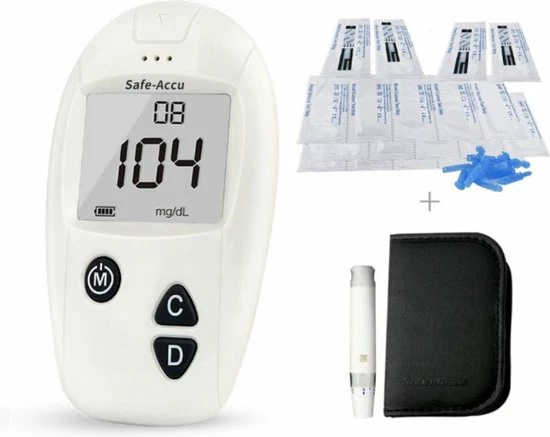 Tectie? Glucosemeter - Bloedsuikermeter - Glucose Meter - Bloedsuikerspiegelmeter - Diabetes Meter - Glucose Monitor - Teststrips - Startpakket 5 Tectie? Glucosemeter - Bloedsuikermeter - Glucose Meter - Bloedsuikerspiegelmeter - Diabetes Meter - Glucose Monitor - Teststrips - Startpakket - Afbeelding 3