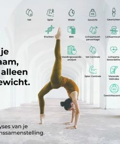 Bodivis VL H1 - Digitale Personenweegschaal - Met Lichaamsanalyse - Met App - Wit -Medisana Sales 550x440 1