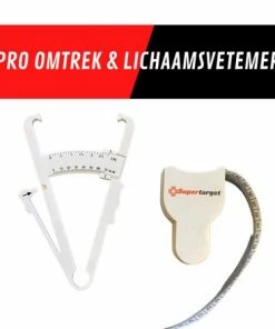 Supertarget PRO Omtrekmeter - DUO Set - Lichaamsvetmeter - Huidplooimeter Met Instructieboekje -Medisana Sales 550x440 6