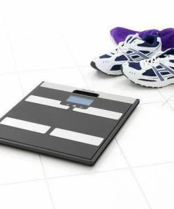 Brabantia Personenweegschaal Lichaamsanalyse - Op Batterijen - Black -Medisana Sales 550x442