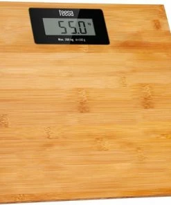 Teesa TSA0809 - Digitale Personenweegschaal, Bamboe