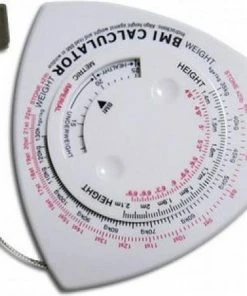 Merkloos Omvangs Meetlint Met BMI Meter
