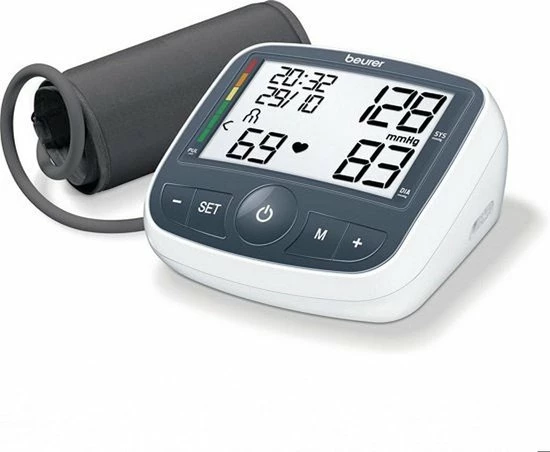 Beurer BM40 - Bloeddrukmeter Bovenarm - XL Display - Hartritmestoornis Herkenning 9 Beurer BM40 - Bloeddrukmeter Bovenarm - XL Display - Hartritmestoornis Herkenning - Afbeelding 7