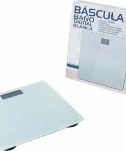 Gerimport - Digitale Personenweegschaal - Max 150 Kg - 26cm - Wit