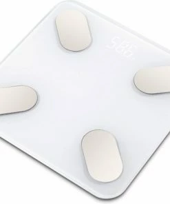 CoverMore Personenweegschaal Met App Android & IOS - Digitaal - Bluetooth - Lichaamsanalyse - Lichaamsvet - Weegschaal Met APP Voor Android En IPhone -Medisana Sales 550x456 5