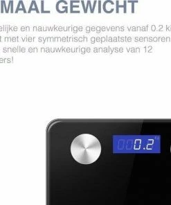 Swiss Homess Swiss Homes? | Slimme Weegschaal Met Gratis App | Digitale Bluetooth Personenweegschaal Met Lichaamsanalyse| Tot 180Kg| BMI, Vetpercentage, Spiermassa, Visceraal Vet Etc. | Zwart -Medisana Sales 550x462 2