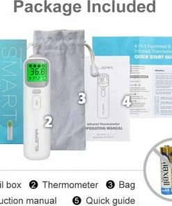 Elera Smart Voorhoofdthermometer - Oorthermometer - Thermometer - Infrarood - Lichaamsthermometer - -Medisana Sales 550x466