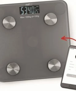 MAXXMEE Personal Scales Body Analysis With Bluetooth ? Personenweegschaal ? Met Bluetooth ? Lichaamsanalyse ? Gratis App -Medisana Sales 550x473