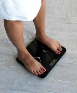 Silvergear Bluetooth Personenweegschaal - Met Zeer Volledige Lichaamsanalyse Met Vetpercentage ? Inclusief Analyse App ? Zwart -Medisana Sales 550x474