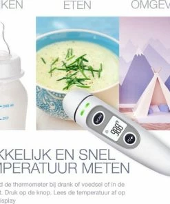 Parya Official - Voorhoofd En Oor Thermometer - Grijs - Geschikt Voor Baby's - Koortsaanduiding - Infrarood - -Medisana Sales 550x478 2
